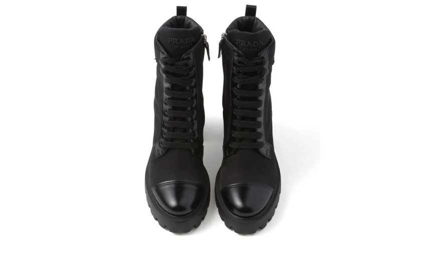 Prada Stiefeletten mit Logo "Black"