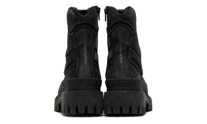 Balenciaga Black Strike Boots "Black"