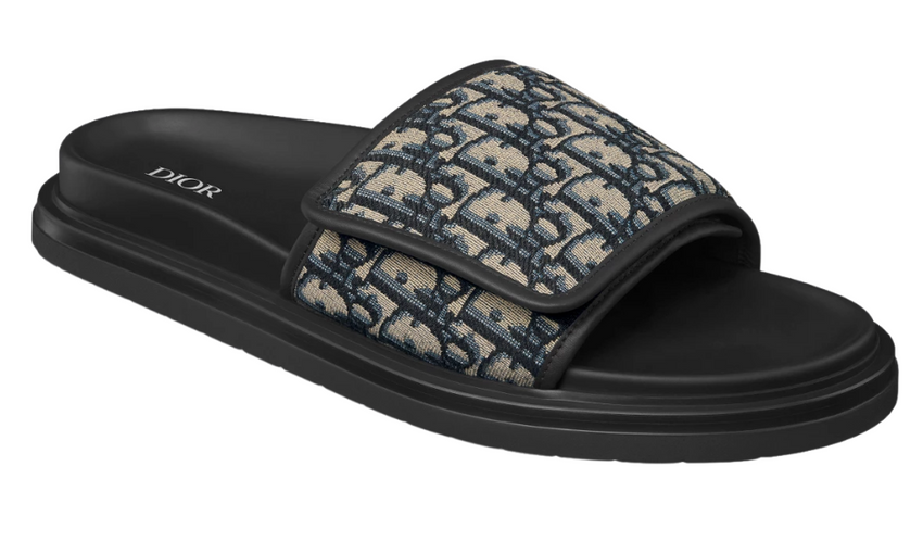 Dior Aqua Sandal "Beige and Black" - Dubaiallstar
