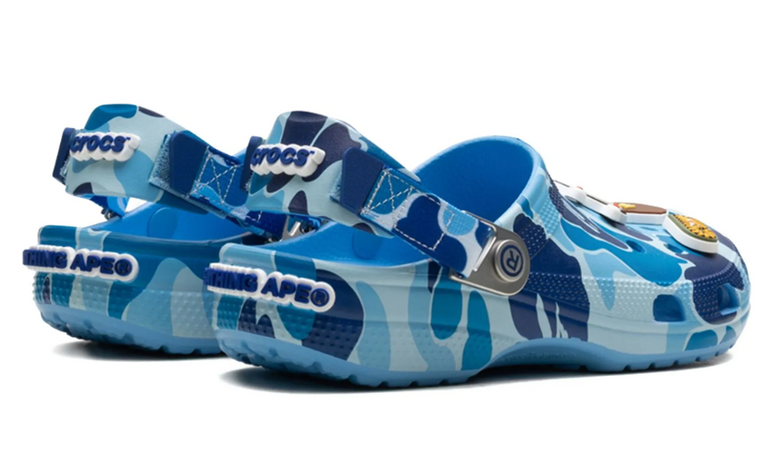 BAPE x Crocs Classic Clog 'ABC Camo - Blue' - Dubaiallstar