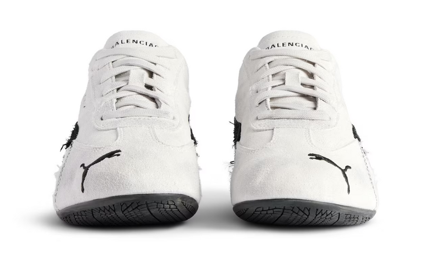 Balenciaga x Puma Speedcat Suede 'White Black'
