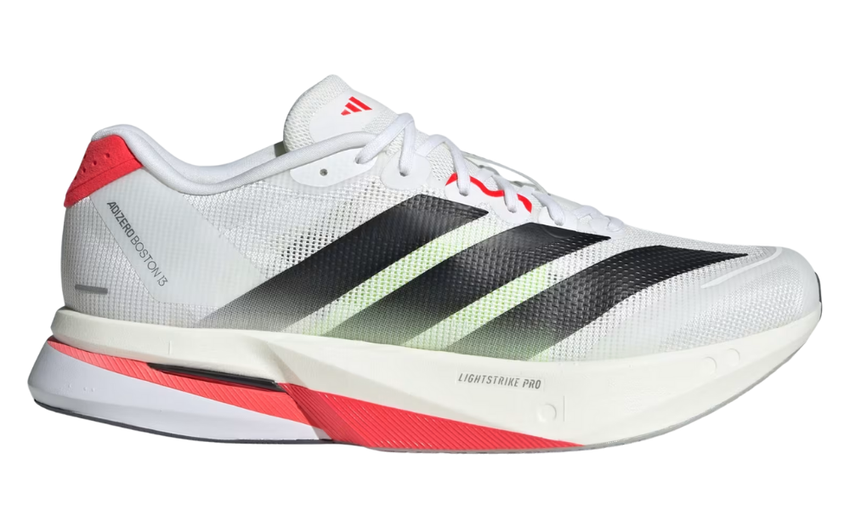 Adidas Adizero Boston 13 'White Black Lucid Red'