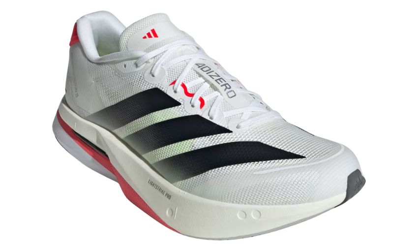 Adidas Adizero Boston 13 'White Black Lucid Red'