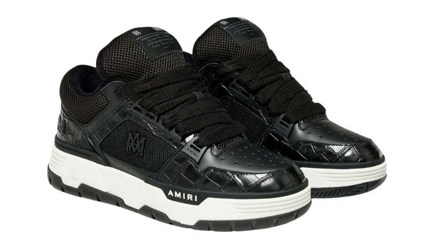 Amiri Croc Debossed Ma-1 "Black"