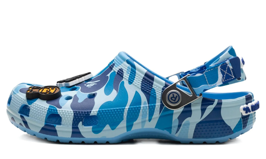 BAPE x Crocs Classic Clog 'ABC Camo - Blue' - Dubaiallstar