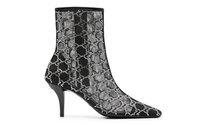 Gucci 85mm Gg-motif Ankle Boots 