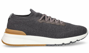 Brunello knitted low-top sneakers 