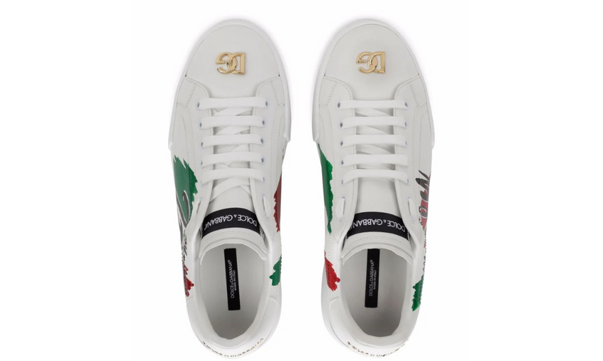 Dolce & Gabbana Portofino leather sneakers