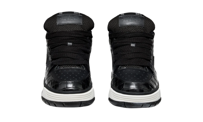 Amiri Croc Debossed Ma-1 "Black"