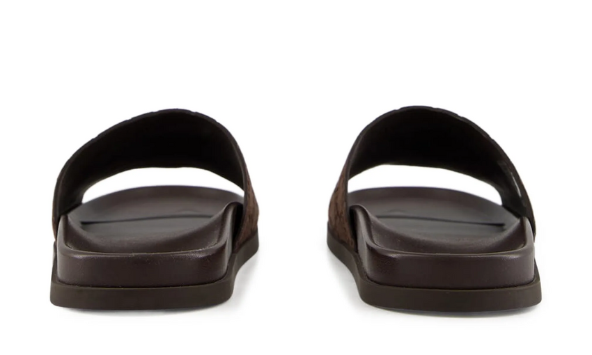 Gucci Suede Sandals "Earth Brown"