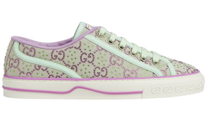 Gucci Tennis 1977 'GG Crystals - Pale Green Lilac'