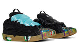 Gallery Dept. x Lanvin Curb Sneakers 'Paint Drip - Black' - DUBAI ALL STAR