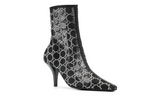 Gucci 85mm Gg-motif Ankle Boots "Black"