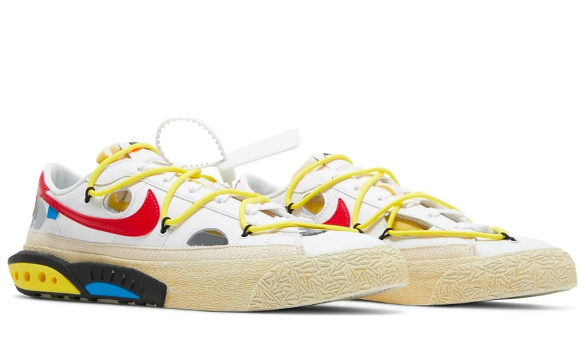 Off-White x Nike Blazer Low 'White University Red' | Dubaiallstar