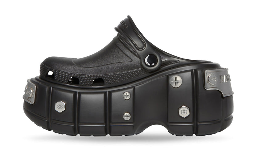 Crocs x Balenciaga HardCrocs Sandal 'Black' - DUBAI ALL STAR