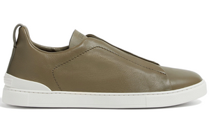 Zegna Triple Stitch leather sneakers 