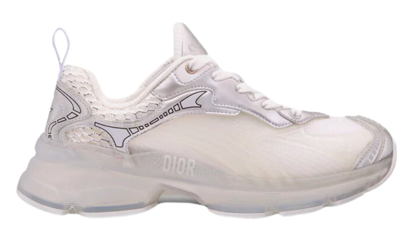 Dior Vibe Sneaker "White Mesh and Silver-Tone" - DUBAI ALL STAR