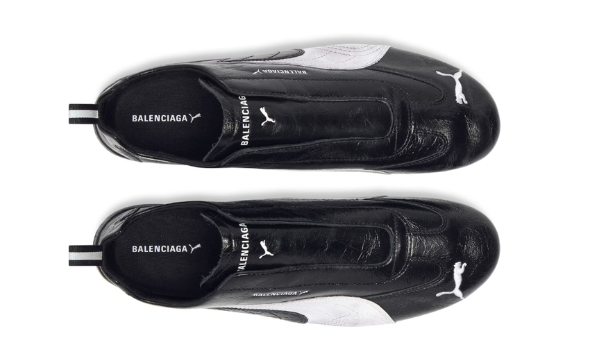 Balenciaga x Puma Speedcat Leather 'Black/  White'