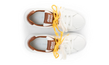 Miu Miu Leather sneakers "White / Cognac" - Dubaiallstar