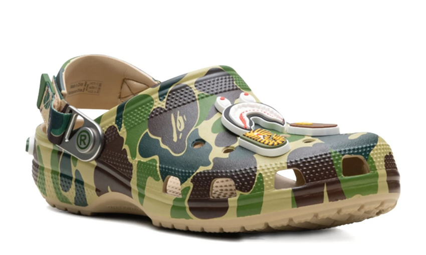 Bape x Crocs Classic Clog 'ABC Camo - Green' - Dubaiallstar
