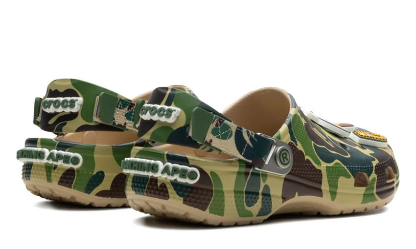 Bape x Crocs Classic Clog 'ABC Camo - Green' - Dubaiallstar