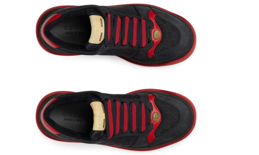 Gucci Screener GG Supreme sneakers 'Black Red' - DUBAI ALL STAR