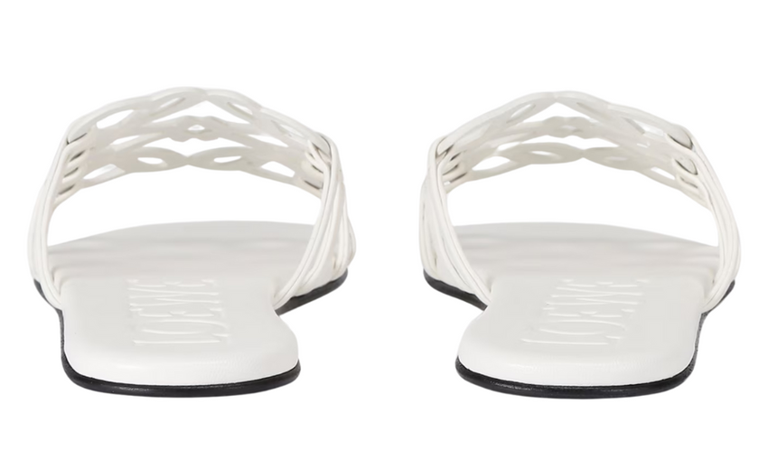 Loewe Petal Anagram slides "White" - Dubaiallstar