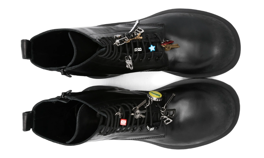 Balenciaga Hummer lace-up boots "Black"