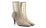 Gucci 85mm Gg-motif Ankle Boots "Light Powder Skin Rose"