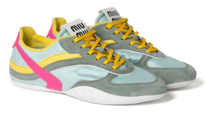 Miu Miu Gymnasium sneakers "Aqua Blue" - Dubaiallstar