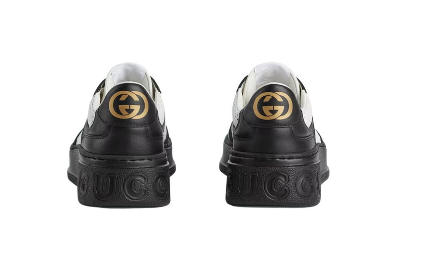 Gucci Wmns GG Embossed Sneaker 'Black White' - DUBAI ALL STAR