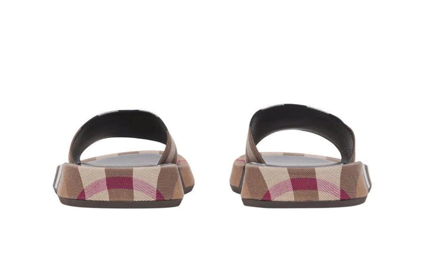 Burberry check-print cotton slides - DUBAI ALL STAR