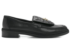 CHANEL Lambskin Quilted CC Turnlock Loafers 41 Black - DUBAI ALL STAR