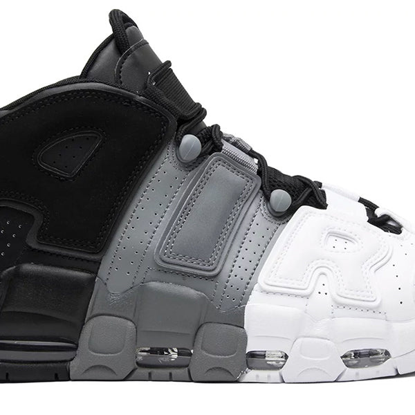 Nike air more uptempo outlet black grey and white