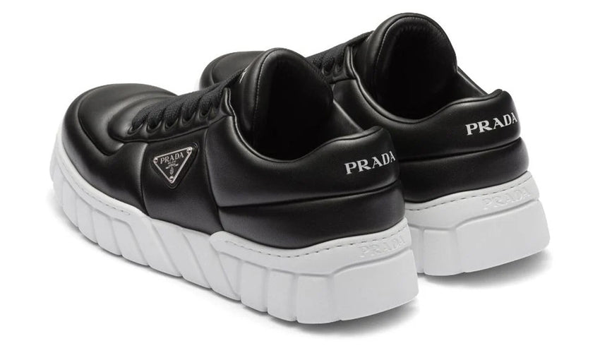 Prada padded leather sneakers 'Black' - DUBAI ALL STAR