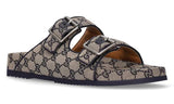 Gucci Gg Canvas Slide Sandals - DUBAI ALL STAR