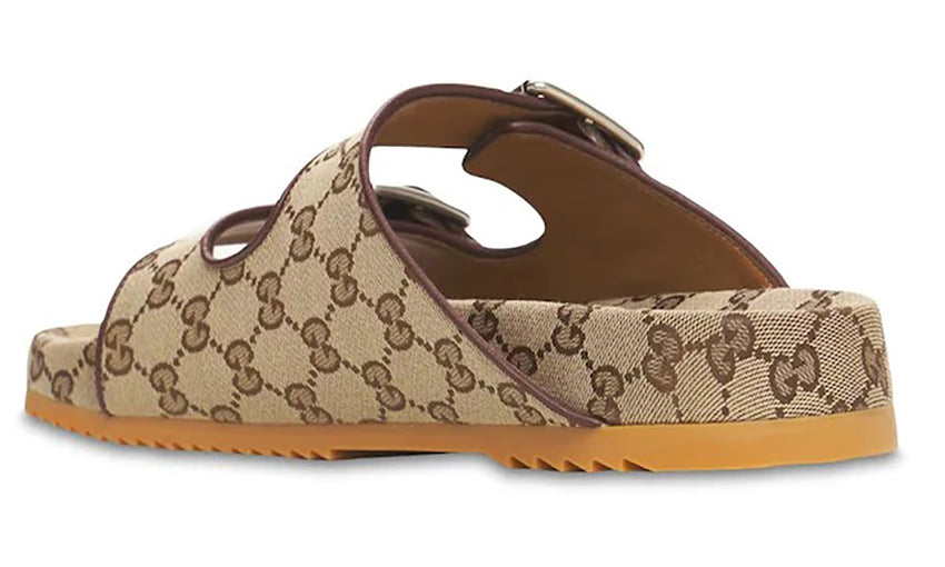 Gucci GG Canvas Sandals W Straps - DUBAI ALL STAR