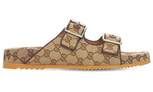 Gucci GG Canvas Sandals W Straps - DUBAI ALL STAR