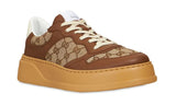 GUCCI GG Canvas leather-trimmed sneakers - DUBAI ALL STAR