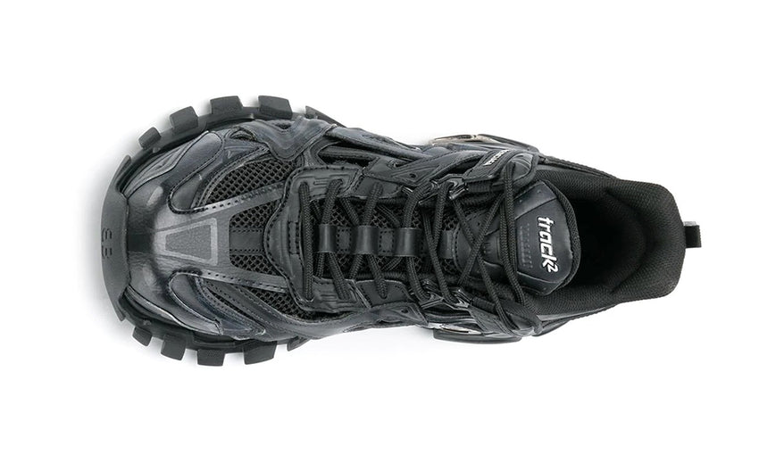 NWB Men039s BALENCIAGA Track 2 Open Sneaker 11US 44EU Black  eBay