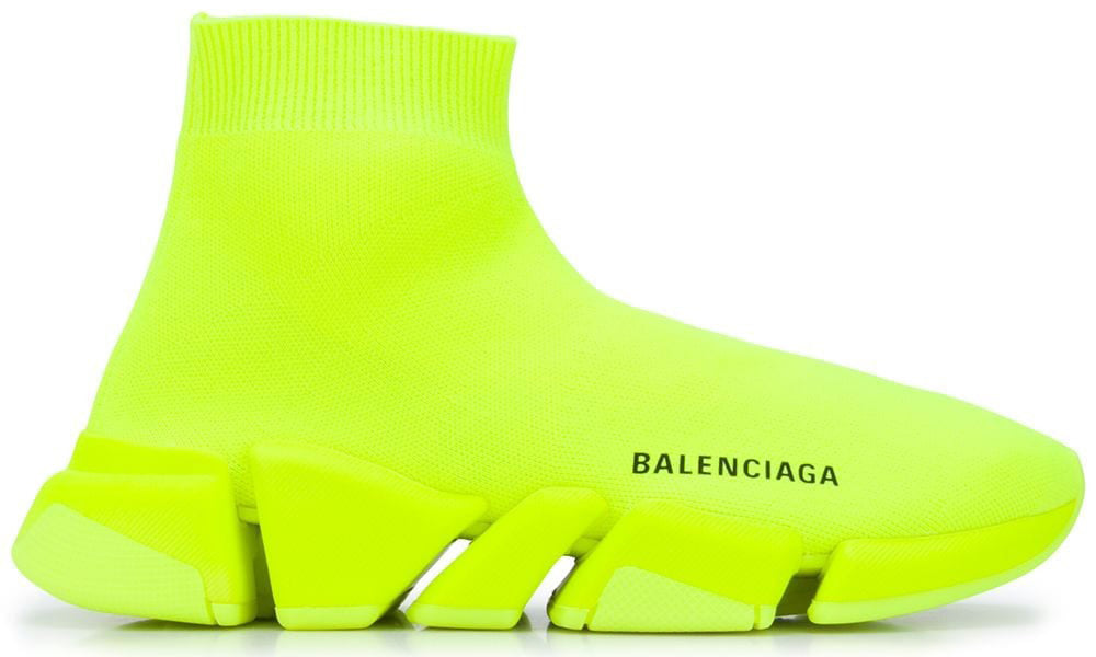 Balenciaga yellow store speed trainer