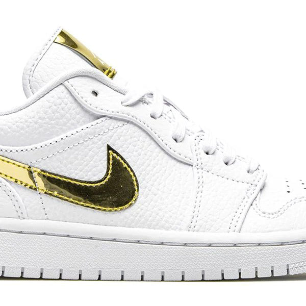 Air jordan retro white and cheap gold