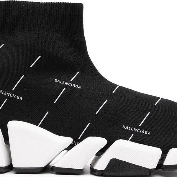 Balenciaga allover logo speed sale trainer