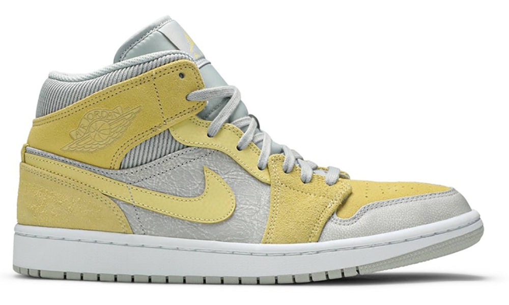 Jordan 1 mid top se yellow