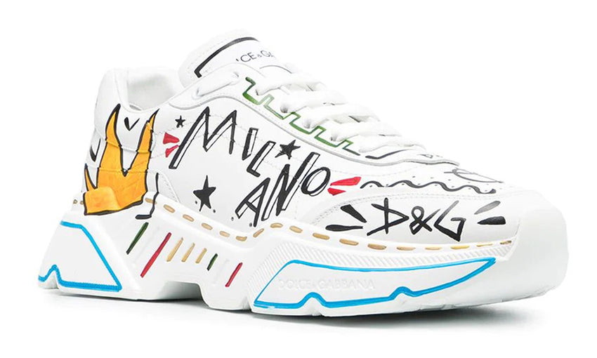Dolce & Gabbana hand-painted Daymaster sneakers - DUBAI ALL STAR