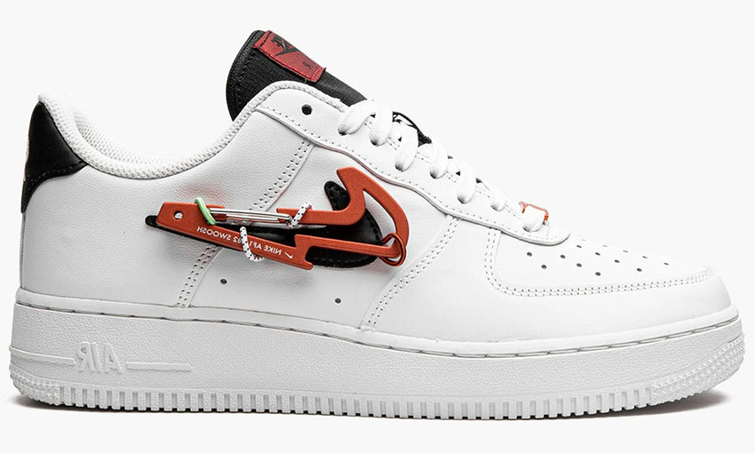 Nike has an Air Force 1 shoe that features a removable Swoosh carabiner