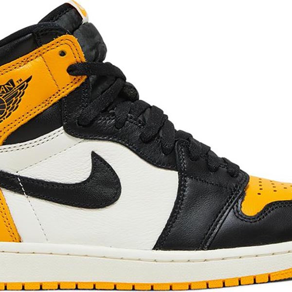 Yellow and black aj1 top