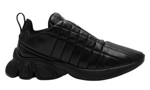 Burberry Quilted Leather Classic Sneakers 'Black' - DUBAI ALL STAR