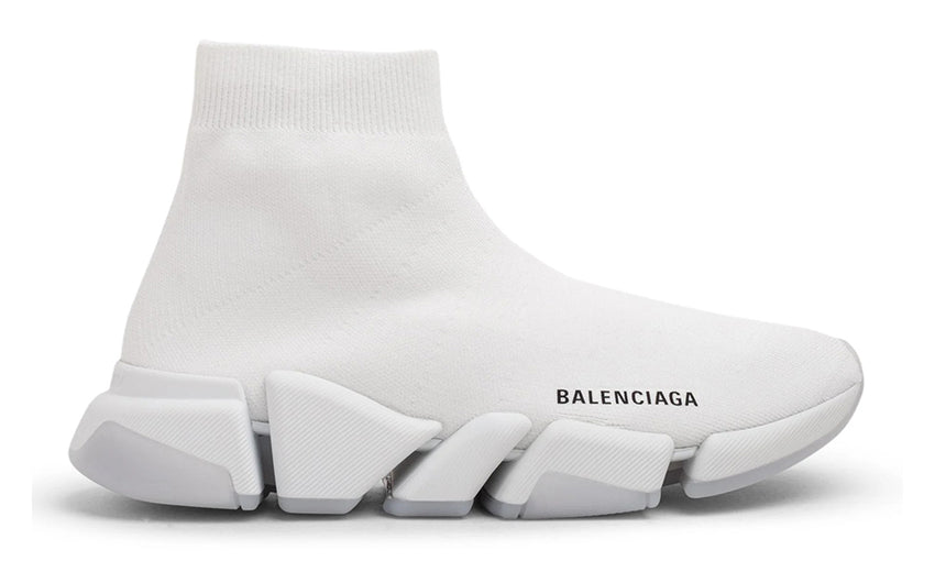 Balenciaga Speed 2.0 Lt Sneakers In White - DUBAI ALL STAR