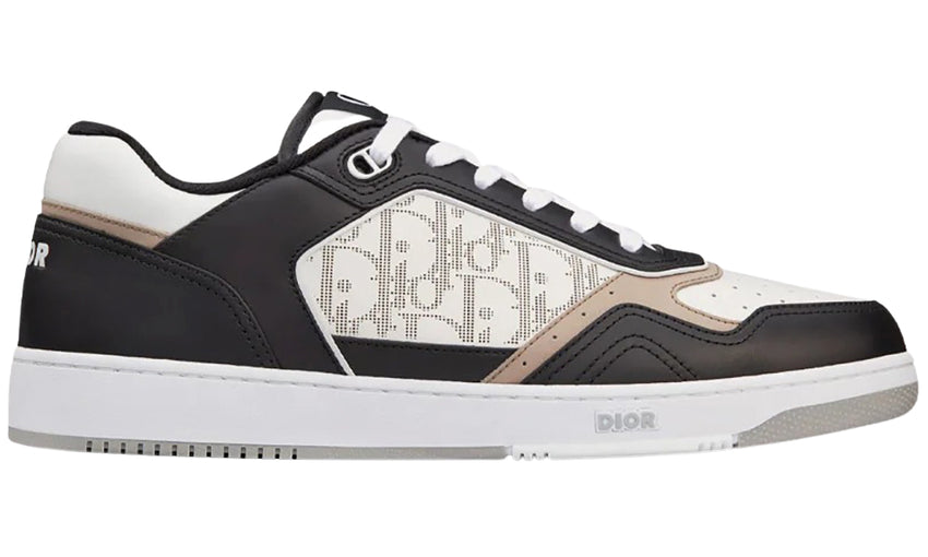 Dior B27 Black, White And Beige Low Top Sneakers - DUBAI ALL STAR